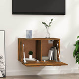 Vidaxl wandkast 60x36,5x35 cm bewerkt hout gerookt eikenkleurig