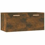 Vidaxl wandkast 80x35x36,5 cm bewerkt hout gerookt eikenkleurig