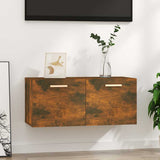 Vidaxl wandkast 80x35x36,5 cm bewerkt hout gerookt eikenkleurig