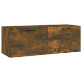 Vidaxl wandkast 100x36,5x35 cm bewerkt hout gerookt eikenkleurig