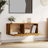 Vidaxl wandkast 100x36,5x35 cm bewerkt hout gerookt eikenkleurig
