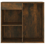 Vidaxl cosmeticakast 80x40x75 cm bewerkt hout gerookt eikenkleurig