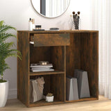 Vidaxl cosmeticakast 80x40x75 cm bewerkt hout gerookt eikenkleurig