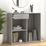 Vidaxl cosmeticakast 80x40x75 cm bewerkt hout grijs sonoma eikenkleur