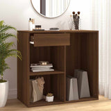 Vidaxl cosmeticakast 80x40x75 cm bewerkt hout bruin eikenkleur