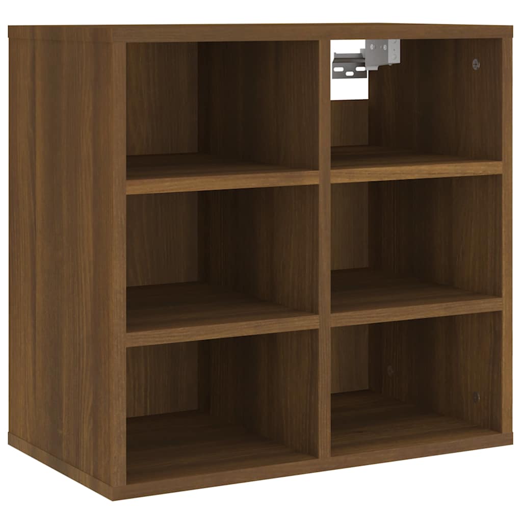 Vidaxl schoenenkast 52,5x30x50 cm bruin eikenkleur