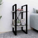Vidaxl boekenkast 2-laags 40x30x70 cm bewerkt hout grijs sonoma eiken