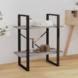 Vidaxl boekenkast 60x30x70 cm bewerkt hout grijs sonoma eikenkleurig