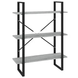 Vidaxl boekenkast 80x30x105 cm bewerkt hout grijs sonoma eikenkleurig