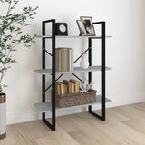 Vidaxl boekenkast 80x30x105 cm bewerkt hout grijs sonoma eikenkleurig