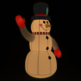 Vidaxl Snowman oppustelig med LED'er 120 cm