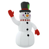 Vidaxl Snowman napihljiv z LED 120 cm