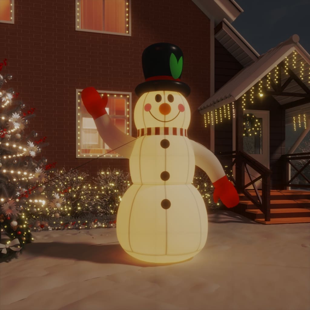 Vidaxl Snowman nadmuchiwa z diodami LED 225 cm