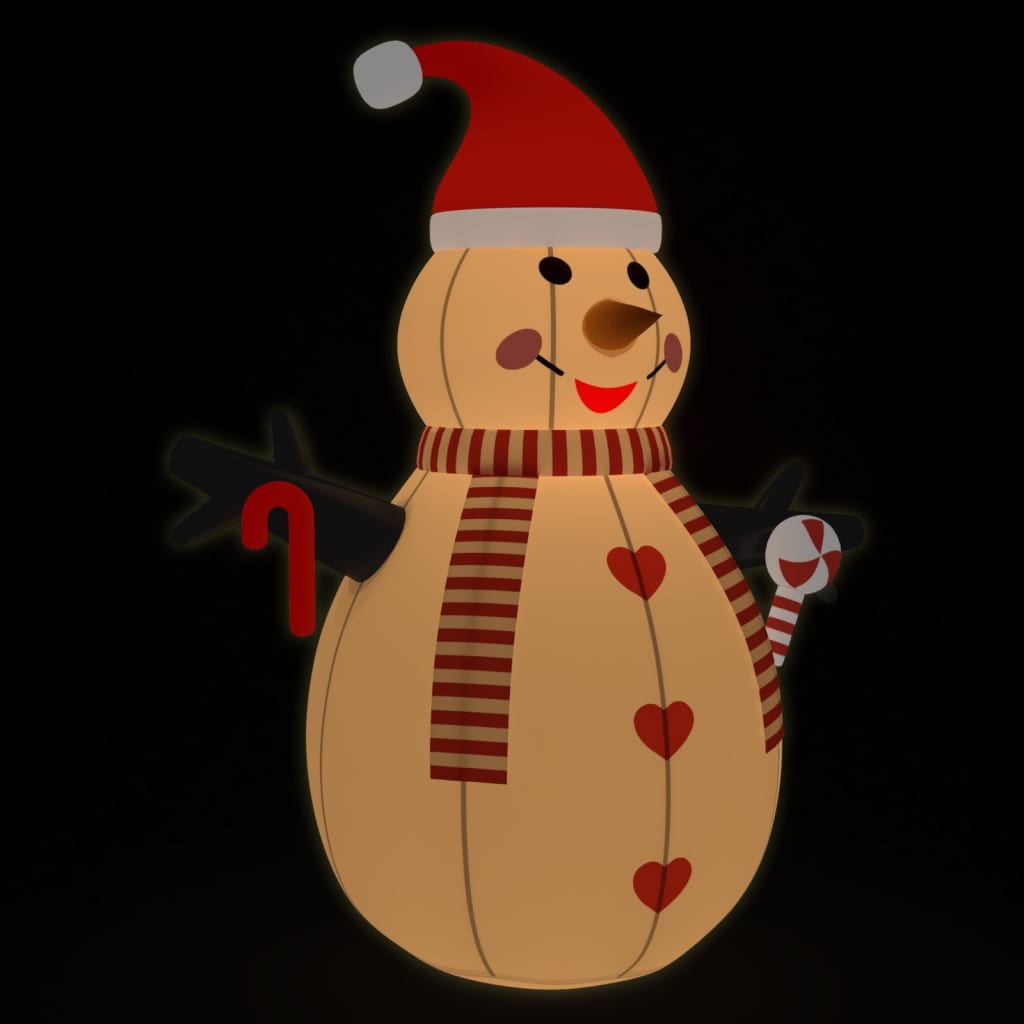 Vidaxl Snowman napihljiv z LED diodami 250 cm