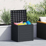 Vidaxl tuinbox 58,5x46x55 cm polypropeen antracietkleurig