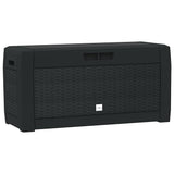 Vidaxl tuinbox 119x48x60 cm polypropeen antracietkleurig