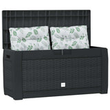 Vidaxl tuinbox 119x48x60 cm polypropeen antracietkleurig