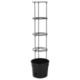 Vidaxl tomatenkweekpot ø29,5x115 cm polypropeen antracietkleurig