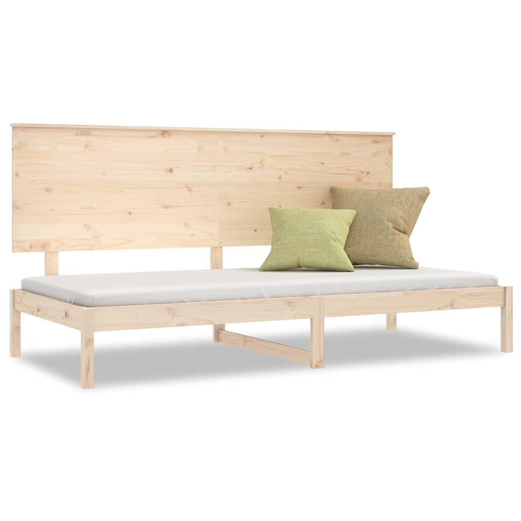 Vidaxl slaapbank zonder matras 90x200 cm massief grenenhout