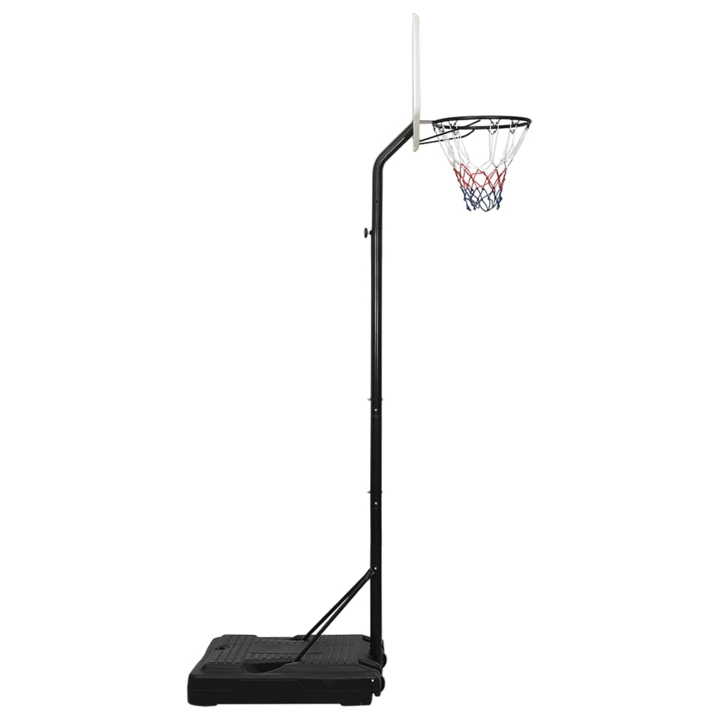 Vidaxl Basketball Standard 282-352 cm polyethylenová bílá