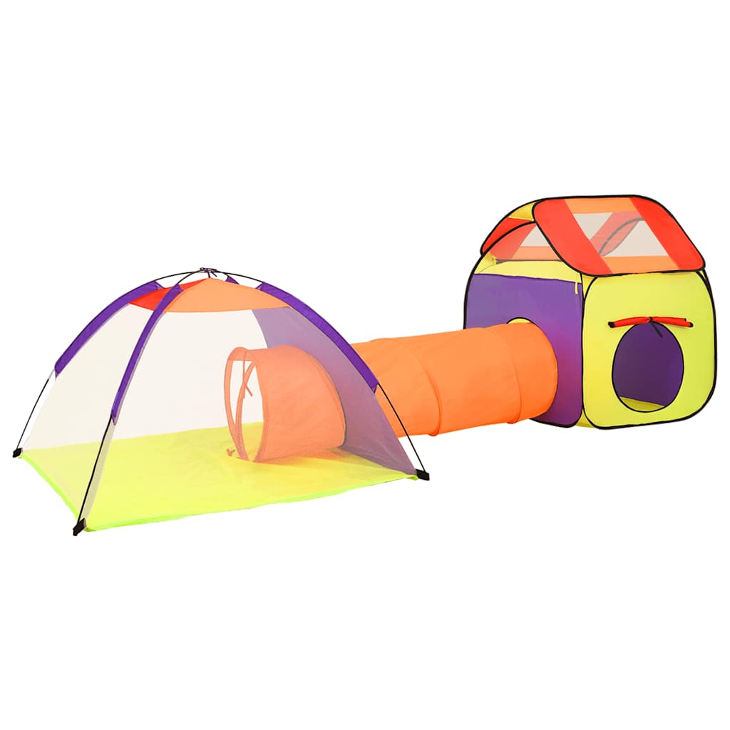 Vidaxl Children's Play Tent 338X123X111 CM Multi -färgade