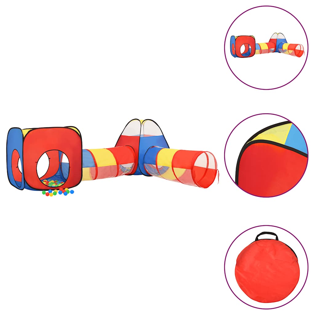 Vidaxl Tent de juego infantil 190x264x90 cm multi -columinado