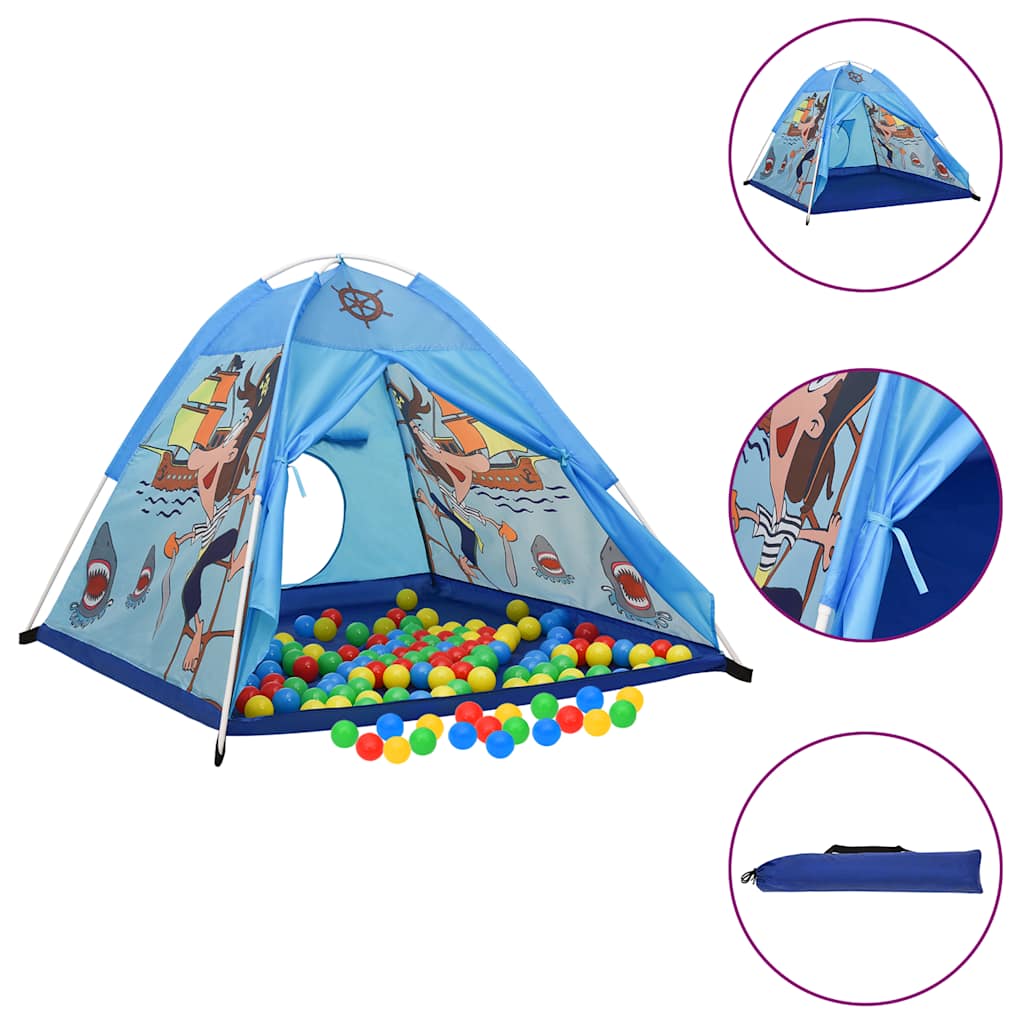 Vidaxl Kinderspiel Zelt 120x120x90 cm blau