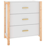 Vidaxl dressoir 62x38x70 cm bewerkt hout wit