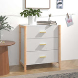 Vidaxl dressoir 62x38x70 cm bewerkt hout wit