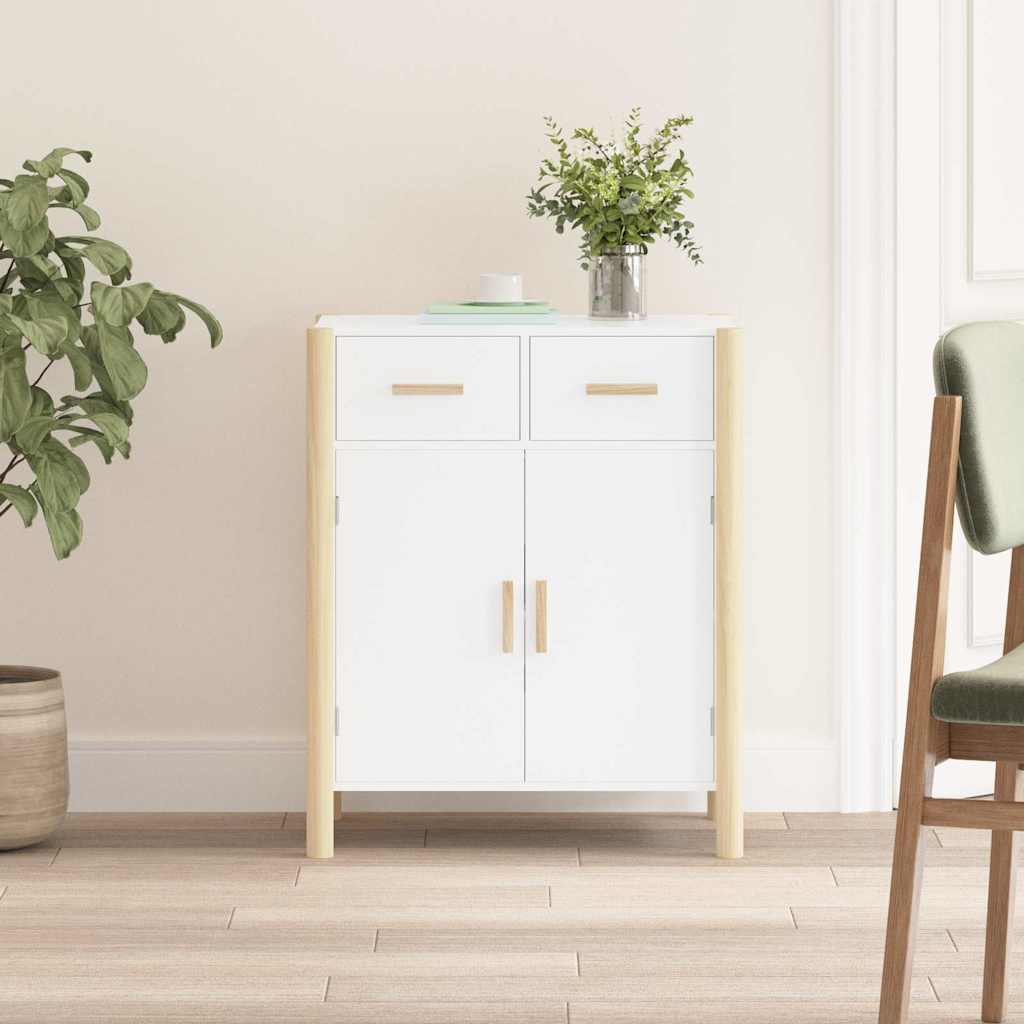 Vidaxl dressoir 62x38x75 cm bewerkt hout wit