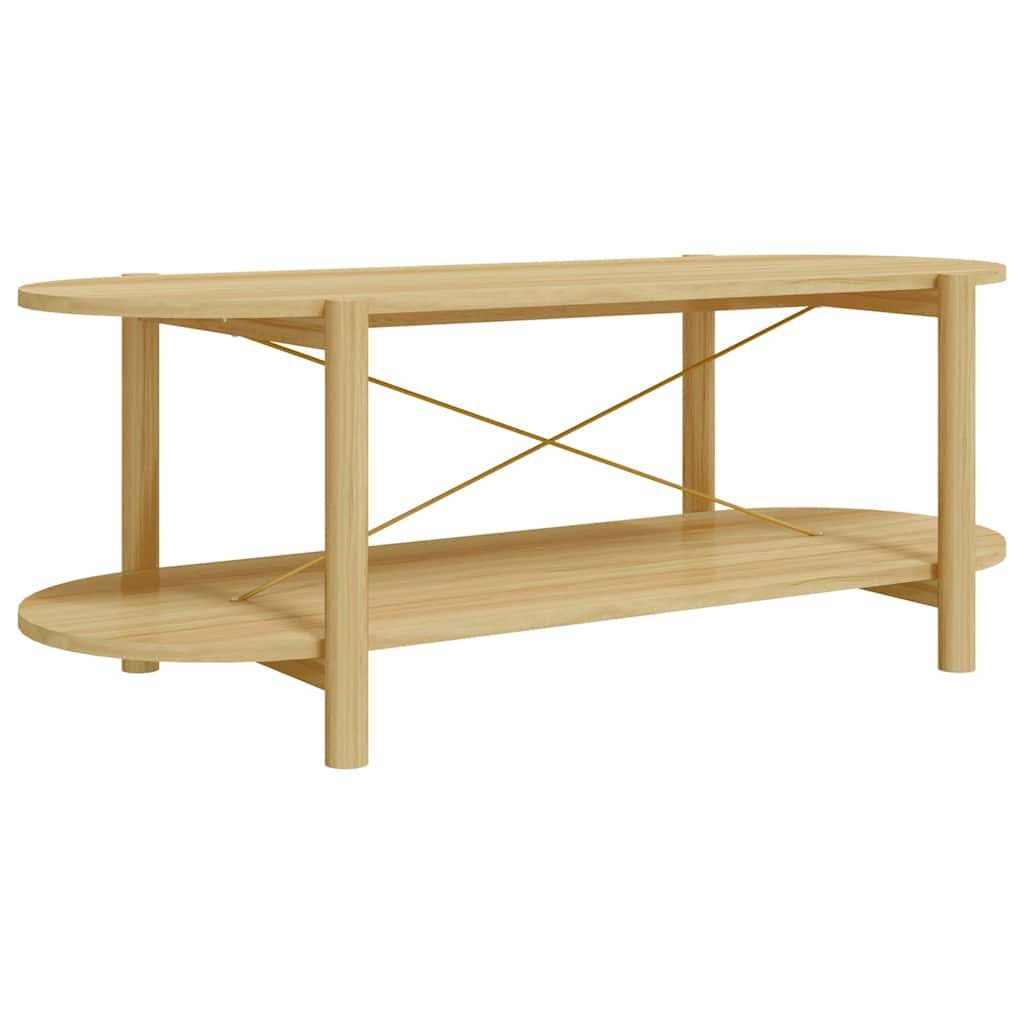 Vidaxl salontafel 110x48x40 cm bewerkt hout