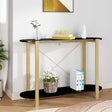 Vidaxl wandtafel 110x38x75 cm bewerkt hout zwart