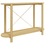 Vidaxl wandtafel 110x38x75 cm bewerkt hout