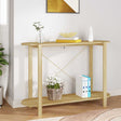 Vidaxl wandtafel 110x38x75 cm bewerkt hout