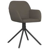 Vidaxl eetkamerstoelen draaibaar 2 st fluweel donkergrijs
