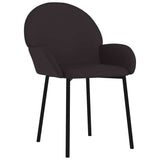 Vidaxl eetkamerstoelen 2 st kunstleer zwart