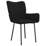 Vidaxl eetkamerstoelen 2 st fluweel zwart