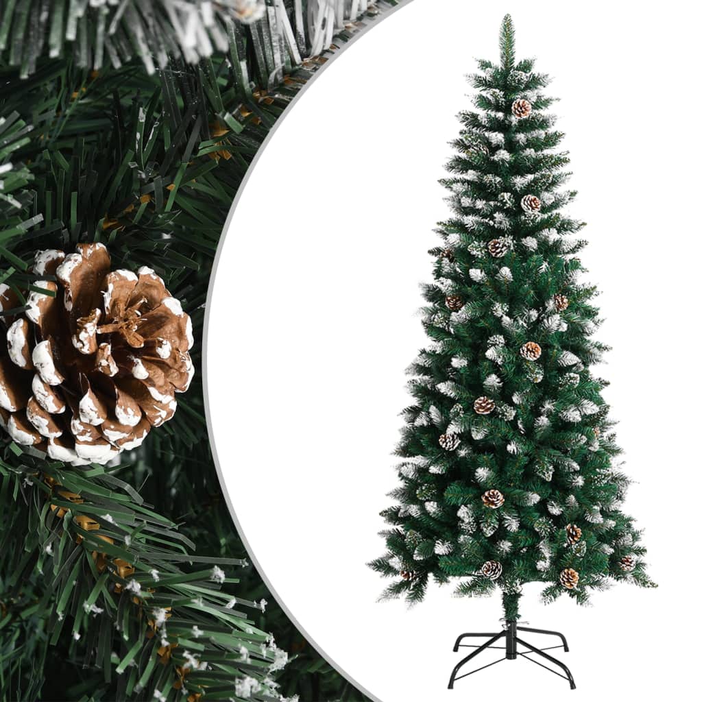 Vidaxl Kunstkerstboom med standard 150 cm PVC Green