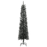 Vidaxl kunstkerstboom met standaard smal 210 cm pvc groen