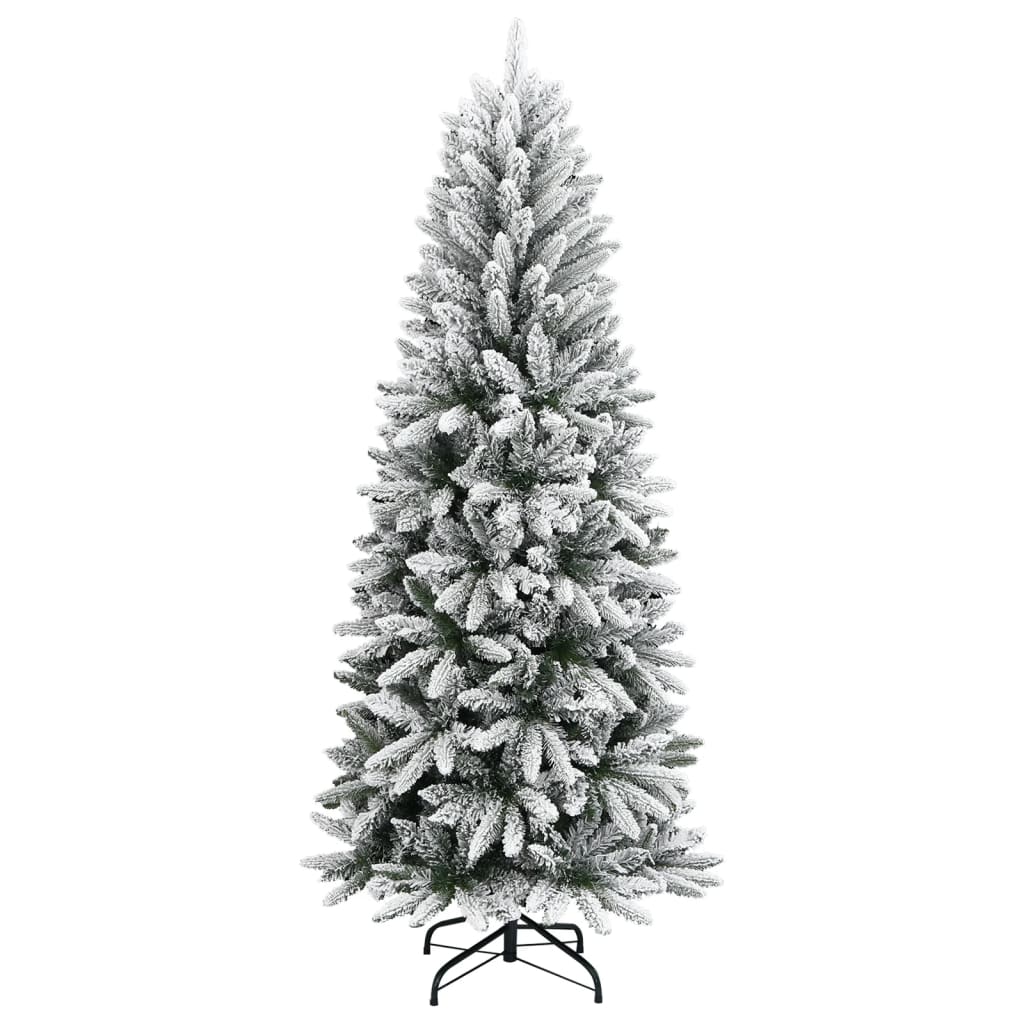 Vidaxl Kunstkerstboom med snø 180 cm PVC og PE