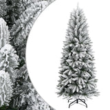 Vidaxl Kunstkerstboom mit Schnee 210 cm PVC und PE