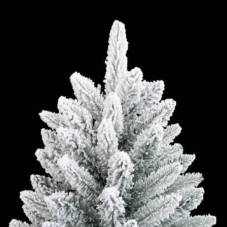 Vidaxl kunstkerstboom met sneeuw 210 cm pvc en pe