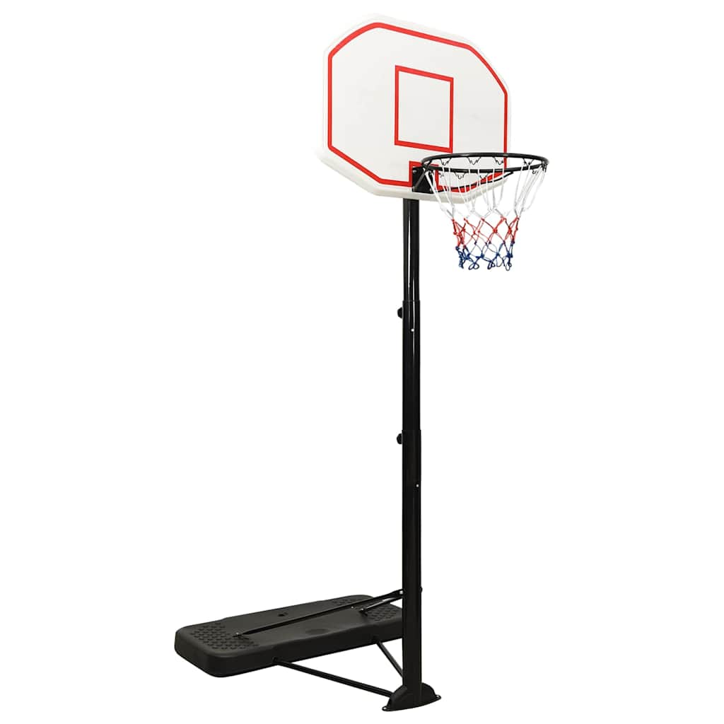 Vidaxl Basketball Standard 258-363 cm en polyéthylène blanc