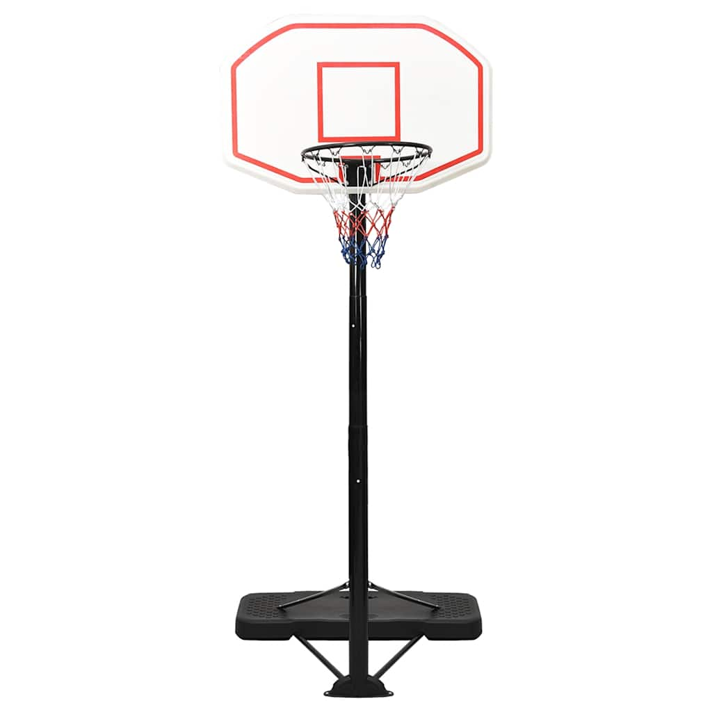 Vidaxl Basketball Standard 258-363 cm en polyéthylène blanc