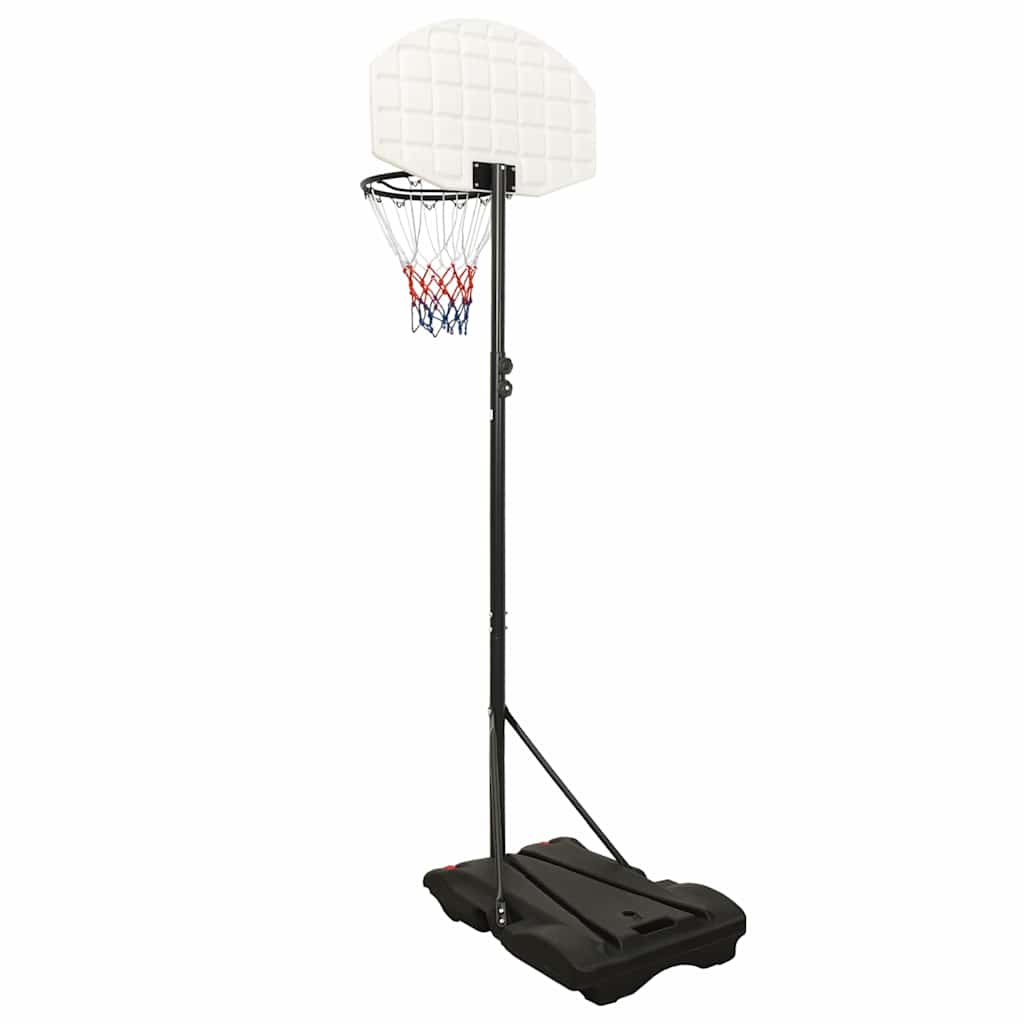 Vidaxl basketbalstandaard 216-250 cm polyetheen wit