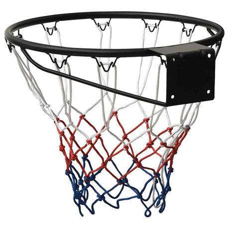 Vidaxl basketbalring 45 cm staal zwart