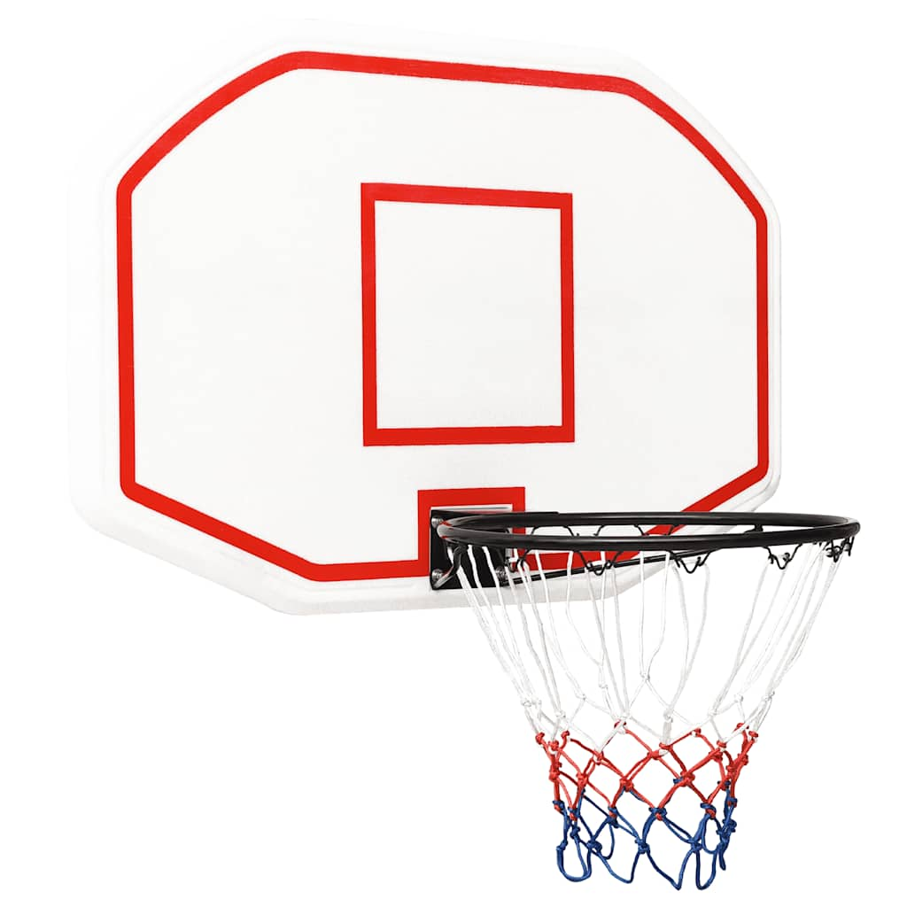 Vidaxl Basketball board 109x71x3 cm Polyethylene White