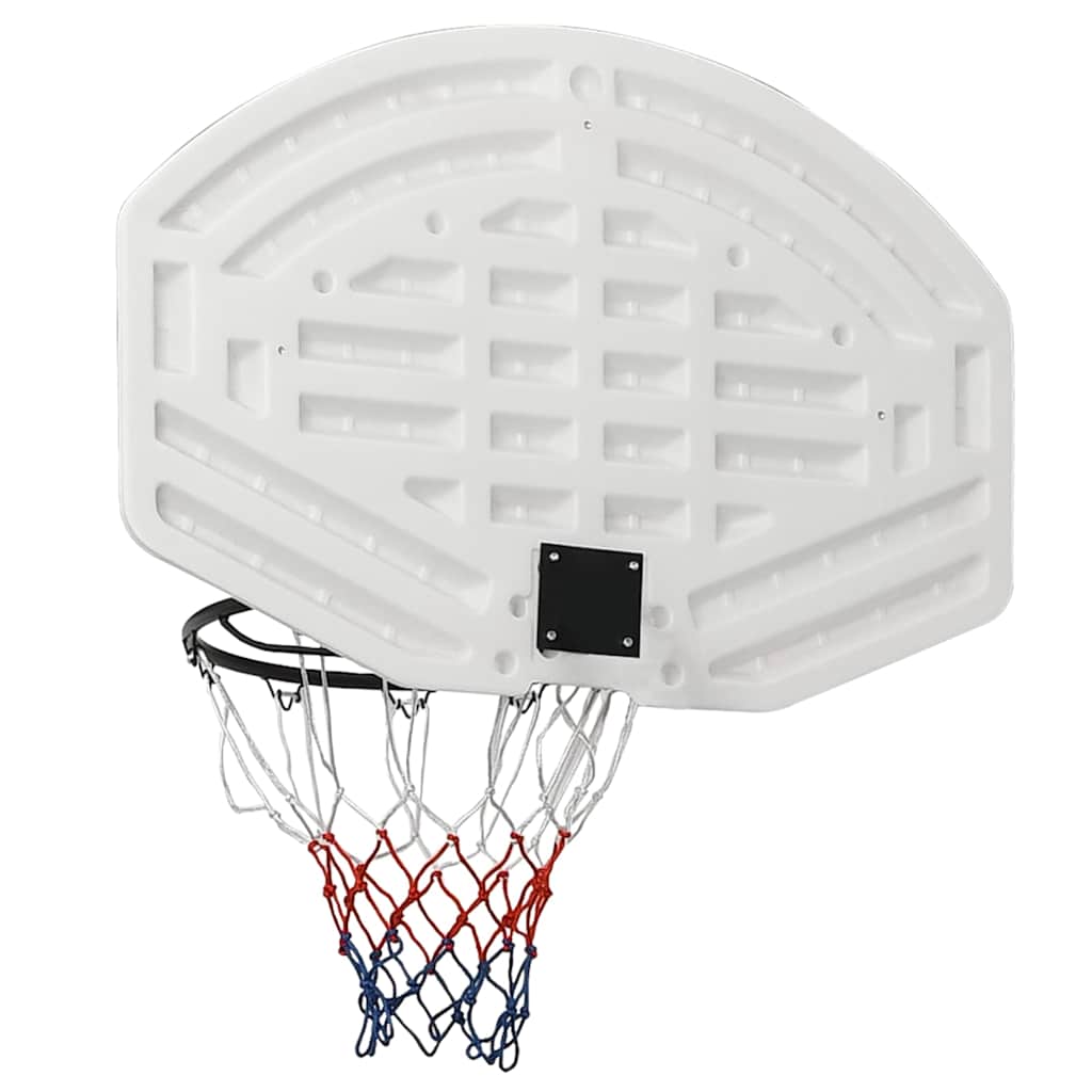 Vidaxl basketbalbord 90x60x2 cm polyetheen wit