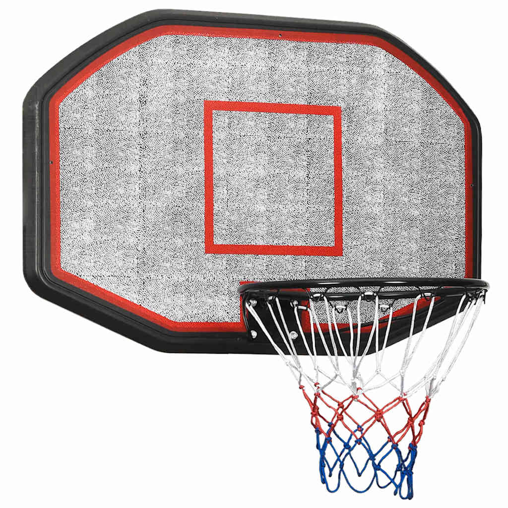 Vidaxl Basketball Board 109x71x3 cm polietilene nero