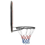 Vidaxl Basketball Board 109x71x3 cm polietilene nero